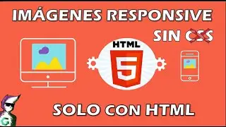 TRUCO: como crear Imágenes HTML RESPONSIVE sin CSS❌ para página web 🖼️  FÁCIL! en 3 min. #html #css