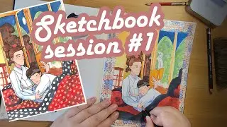 Sketchbook Session #1 | drawing my oc's