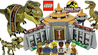 LEGO Jurassic Park Visitor Center Review! 2023 set 76961!