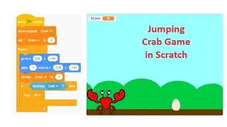 How To Make Jumping Crab Game in Scratch | Scratch Programming | Tutorial 10