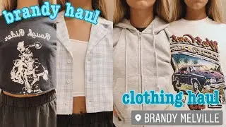 150$ brandy melville try on haul