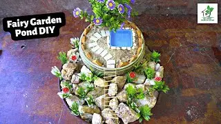 How to Make a Fairy Garden Pond | Fairy Garden Pond DIY | Fairy Garden Ideas | DIY Fairy Garden