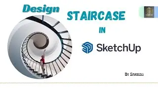 Staircase in Sketchup.Learn how to make staircase in 2024 New Trick Tips #sketchup #architecture