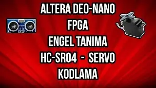 Obstacle Recognition with HC SR04 and Servo#2 - Code - FPGA - Altera DE0 Nano - How to Make?