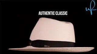 Ultrafino Authentic Classic Straw Fedora Panama Hat