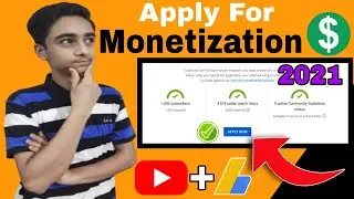 How to apply for monetization on youtube 2021l link adsense account to youtube 2021