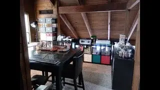 My Reorganized Craftroom in our Cabin