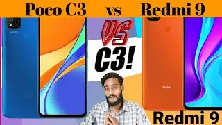 Poco C3 vs Redmi 9 - Best Smartphone Under 9000, Redmi 9 vs Poco C3 Camera, Gaming, Battery?