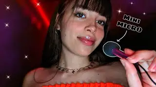 ASMR con MINI MICRO 🦋(Inaudible, mouth sounds...)