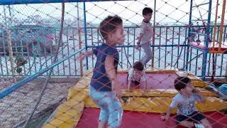 بيت المرح 😁وسام داخ من النط