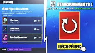 ⭐ AVOIR 3 NOUVEAUX REMBOURSEMENTS sur FORTNITE !!