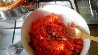 Лапша УДОН с свининой и овощами,быстрое приготовление.
