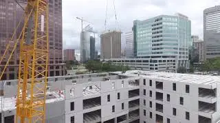 The Locks Tower panel installation - 9.18.18