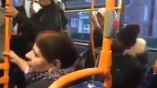 See How Desi Aunty is Fighting with Black Aunty in a Public Transport of London