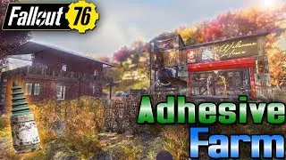 UNLIMITED ADHESIVE in camp - #Fallout76
