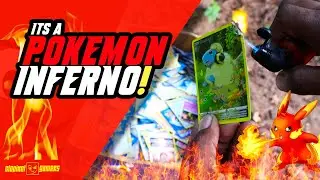 Im Burning 10lbs of Pokemon Cards Collection! See Why = Not Click Bait! @clopixelgamers