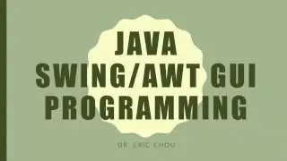 Java Swing/AWT GUI Programming Title Video