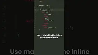 Upgrade your switch statements with this new expression!