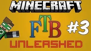 Setting Up A Quarry | Minecraft FTB Unleashed Ep.3