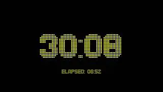 37 minutes and 0 seconds countdown timer with full zero second