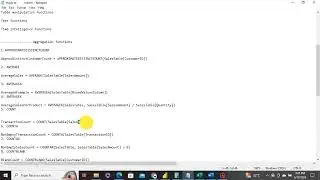 types of  dax functions and Aggregation functions in power bi dax
