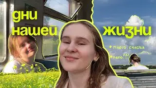 теплый летний влог/ дни нашей жизни, много счастья, классных мест, едим колобки и смеемся