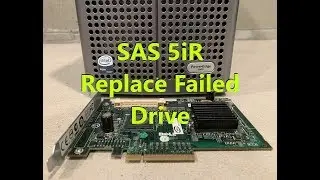 How to replace a failed hard drive in the SAS 5iR Utility (UN939, GU186, UCS-51)