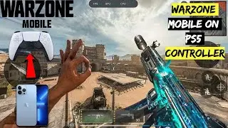 Warzone Mobile On PS5 Controller & iPhone 13 🎮 (PS5 & iPhone 13) | Call of Duty Warzone Mobile