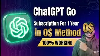 Chat gpt Go 1 Year 100% working method  Method by MR.AS TECH