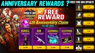 Free fire anniversary event rewards | free fire 4th anniversary event full detail | Ff new event