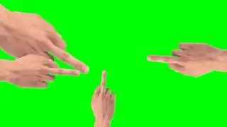 GREEN SCREEN FINGER !