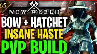 New World Bow + Hatchet PvP Build - CRAZY Movement Speed! (New World Season 3 Bow Hatchet Build)