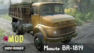 SnowRunner / *Mercedes Benz LG1819 / Mod / Mamute BR-1819 / Ps5 / Xbox / pc