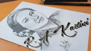 Menggambar R. A. Kartini