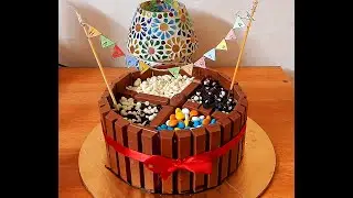How to make eggless KitKat cake || easy Birthday cake || Party cake||cake with chocolate ganache