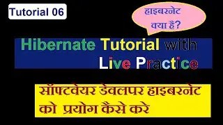 Hibernate and Configuration | Session | Mapping Files | Configuration Files | Video  01