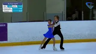 Танцы на льду 1СП. Грабчак Софья - Гришин Даниил Блюз, май 2022