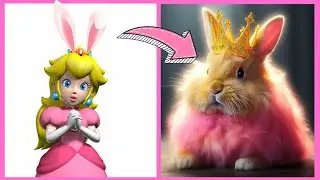 SUPER MARIO BROS Characters as BUNNY 2023
