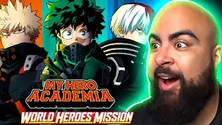 My Hero Academia World Heroes Mission Movie REACTION!