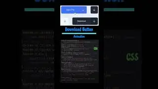 Download Button Animation #JavaScriptAnimation #coding #programming