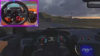 Crazy Ford Mustang with Logitech G29 & Shifter | Assetto Corsa