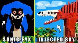 I Made LEGO Analog Horror - Infected Sky & Inside Out Tapes