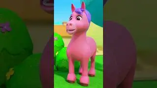 Chal Mere Ghode Tik Tik, चल मेरे घोड़े #shorts #hindirhymes #kindergarten #horseriding #shortvideo