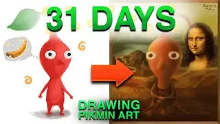 DRAWING PIKMIN ART EVERYDAY FOR 31 DAYS (Piktober Art Challenge)