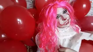 Стала ПЕННИВАЙЗОМ на Хэллоуин! IT PENNYWISE MAKEUP & COSPLAYTutorial Грим ПЕННИВАЙЗА  клоунеса