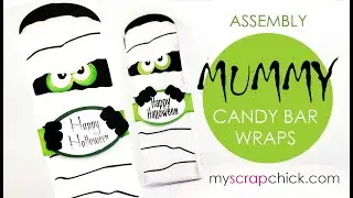 Mummy Candy Bar Wraps svgs for Halloween
