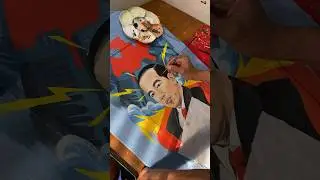INDONESIA EMAS 2045 | CUSTOM JACKET | Realist Pak Jokowi #custom #jokowi #jaketlukis #lukiswajah