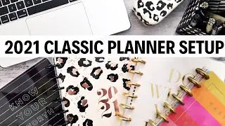 2021 CLASSIC PLANNER SETUP | Three Happy Planners | Frankenplanner