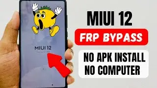 ALL MIUI 12 GOOGLE ACCOUNT BYPASS WITHOUT PC NEW TRICK 2023!