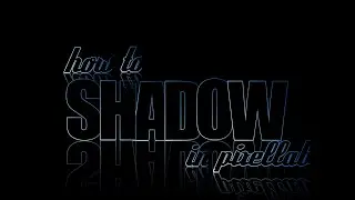 SHADOW text effect in pixellab OVERLAPPING BLACK shadow effect in pixellab 🔥